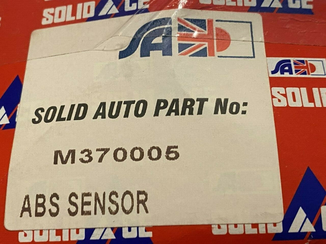 Solid Auto M370005 Wheel Speed Sensor ABS Sensor