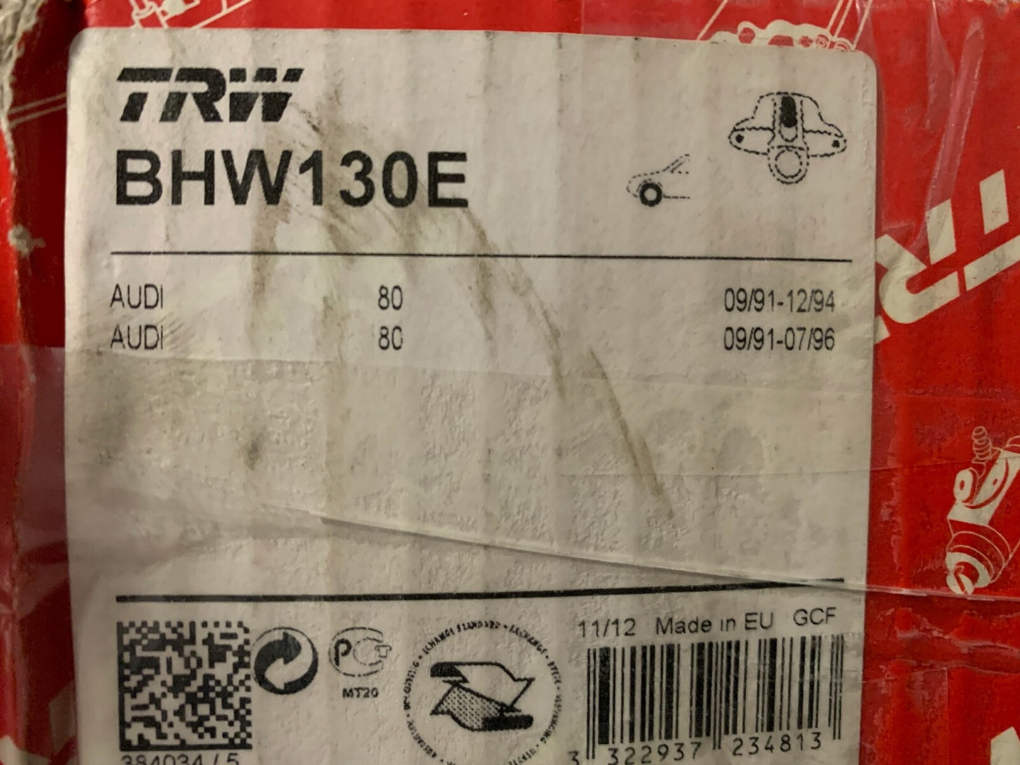 TRW BHW130E Brake Caliper fits Audi
