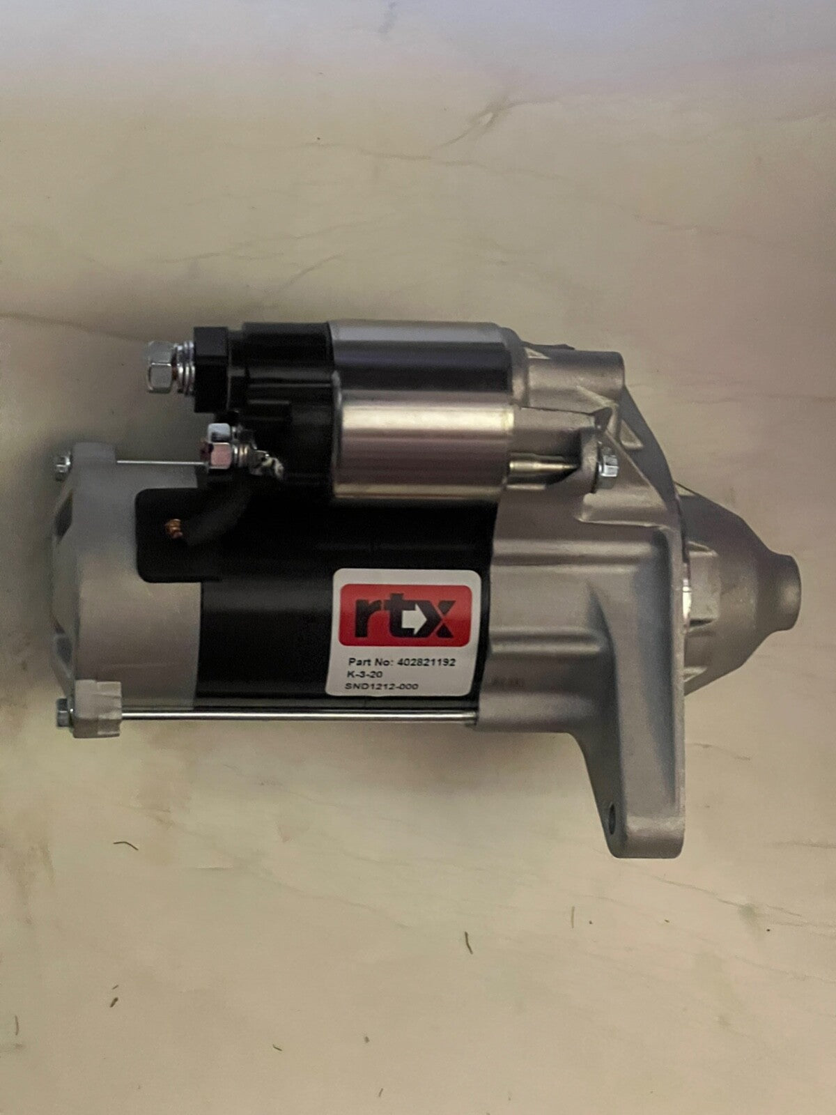 RTX 402821192 Starter Motor for Toyota Yaris 1.0 Mk1 Mk2 99-2006 Vauxhall Mokka