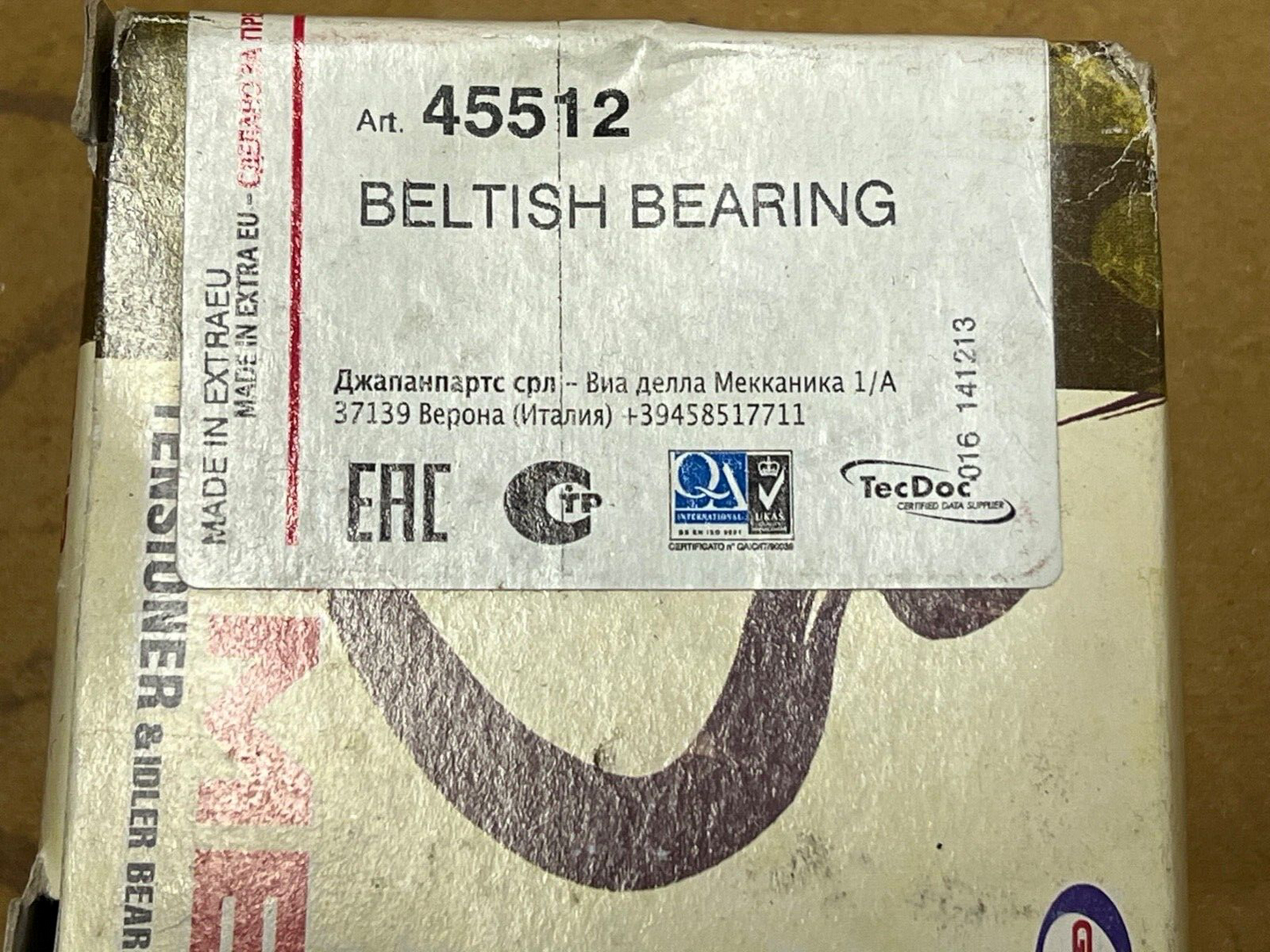 Ashika 45512 Timing Belt Tensioner fits Mitsubishi Proton