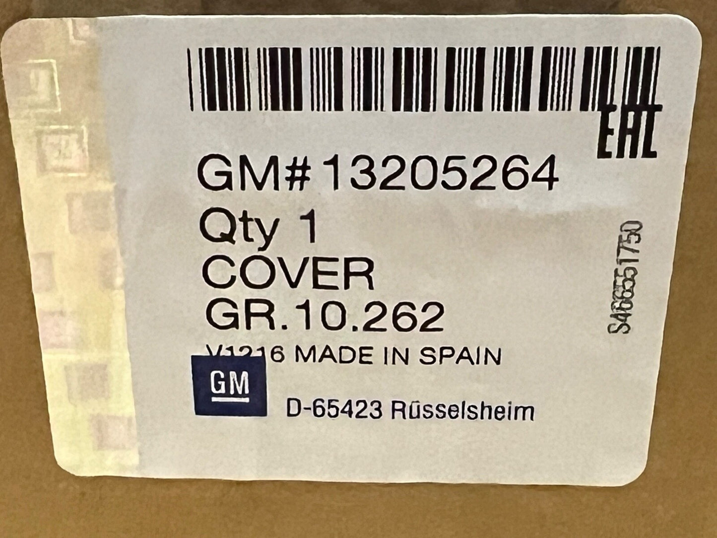 New Genuine Vauxhall 13205264 Glove Box Cover fits Vauxhall Corsa D 2006-2015