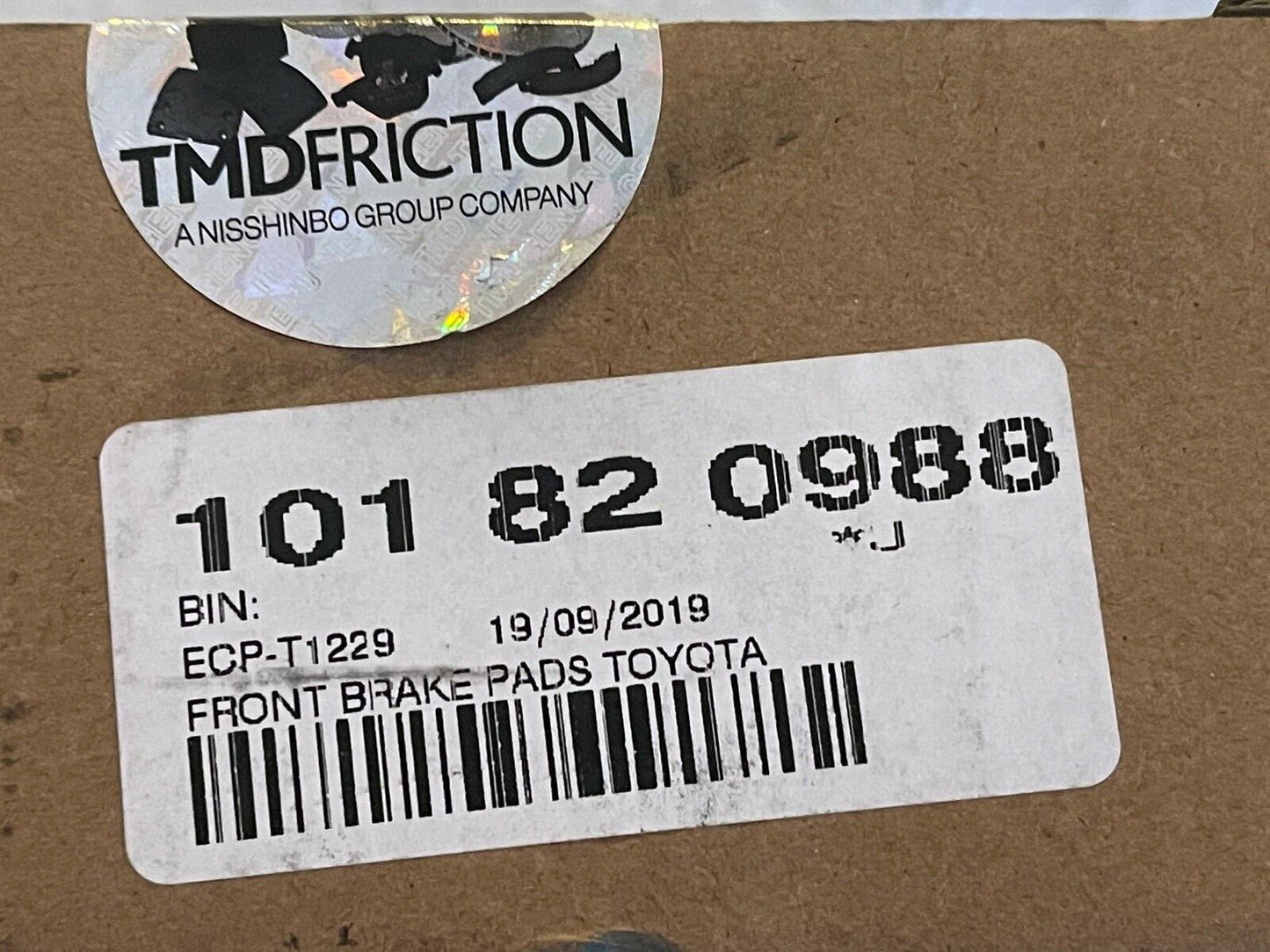 TMD T1229 05P768 Front Brake Pad Set fits Toyota