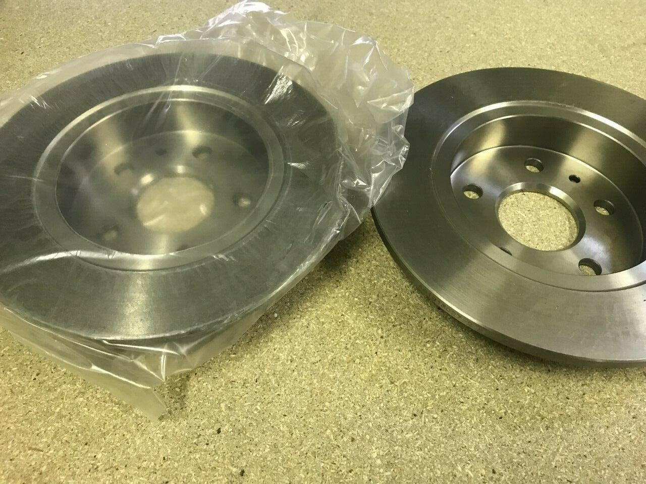 Rear Solid Brake Discs Pair Vauxhall Astra K 2015-2017 National NBD1917