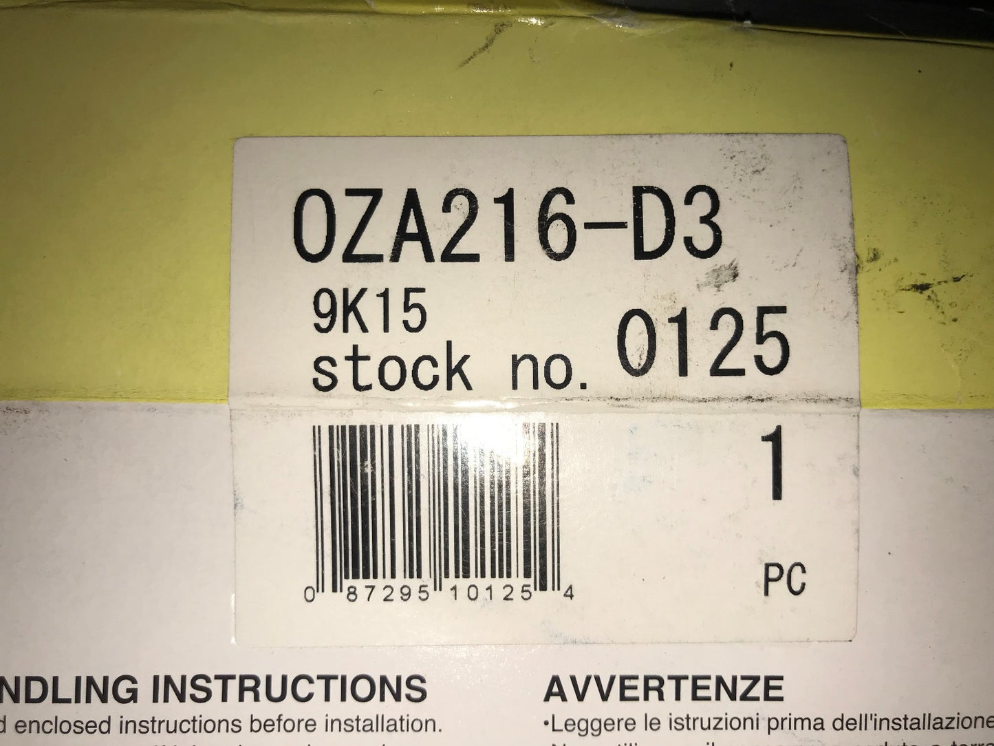 Lambda Oxygen o2 Sensor Ford Escort 1991-95 Granada 91-94 Sierra 87-93 OZA216-D3