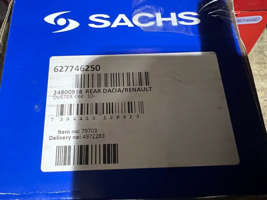 Sachs 24800958 4217004 Rear Coil Spring fits Dacia Renault