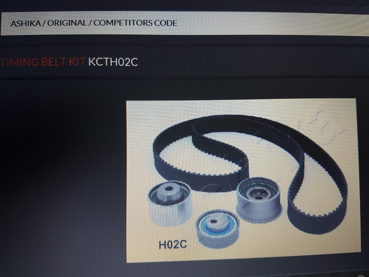 Timing Belt Kit Belt & Tensioner Kia Magentis 01-on 2.0 Ashika KCTH02C *Bargain*