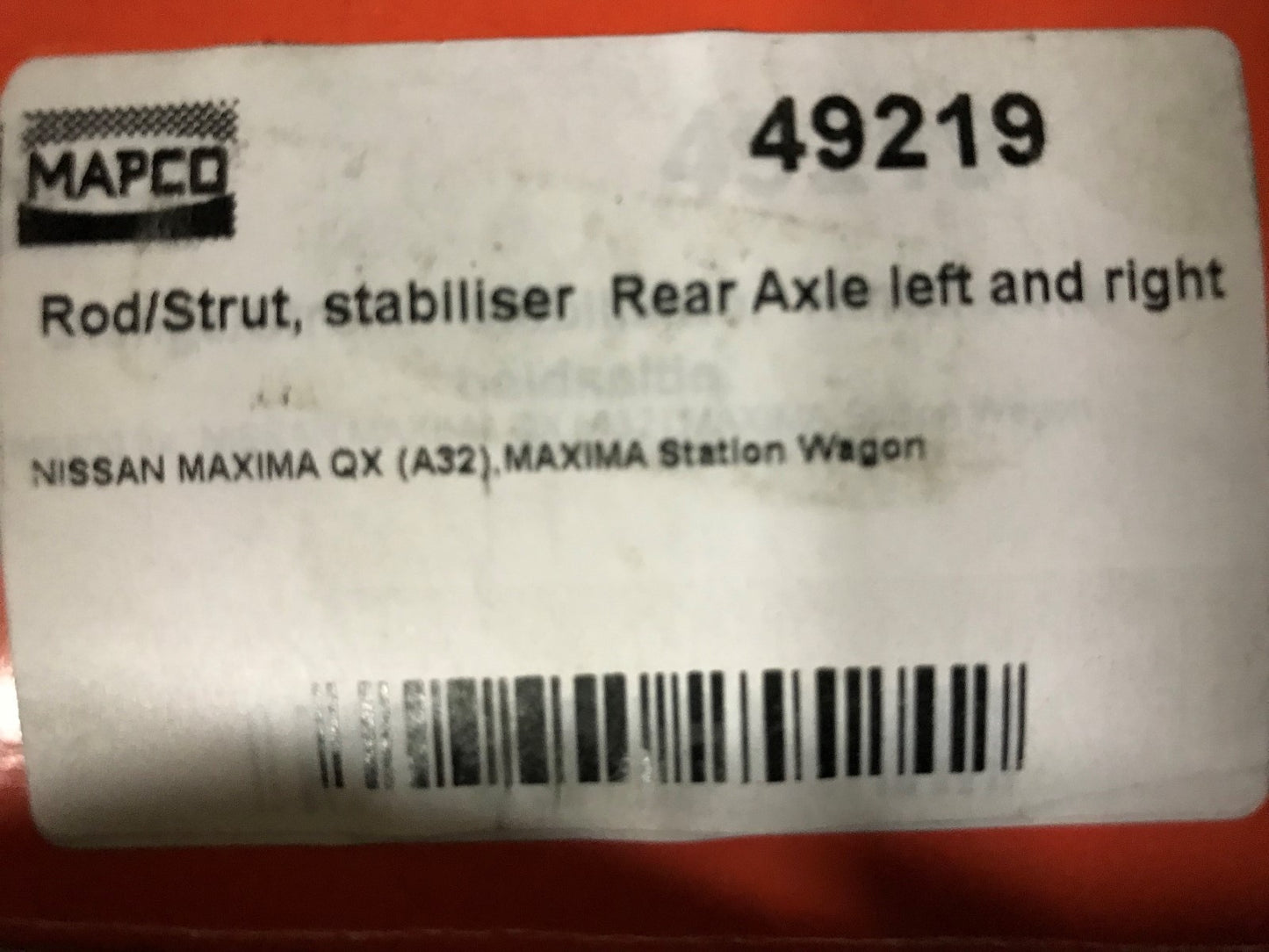 Rear Stabiliser Link Nissan Maxima QX & Estate 1995-2000 Mapco 49219