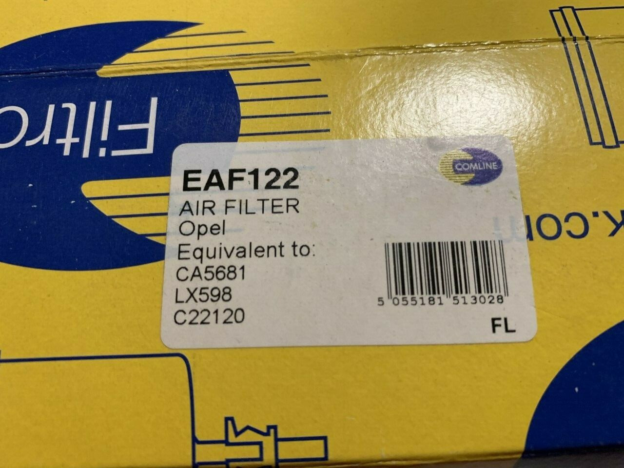 Vauxhall Opel Vectra Comline EAF122 Air Filter