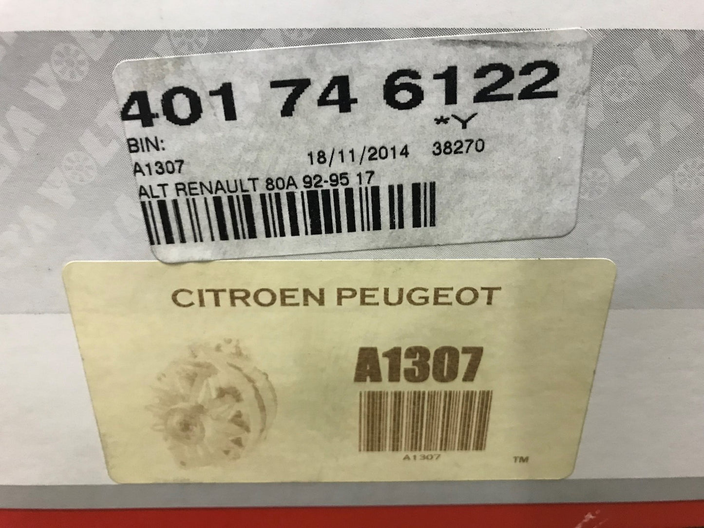 Alternator Citroen XM Peugeot 605 Renault 19 & Cabrio A1307 No Surcharge
