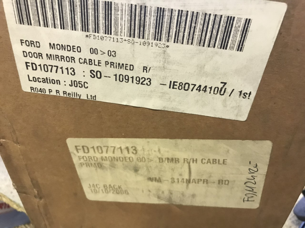 Wing Mirror Blue Off Side Right Hand Side Ford Mondeo 2001-2003 FD1077113