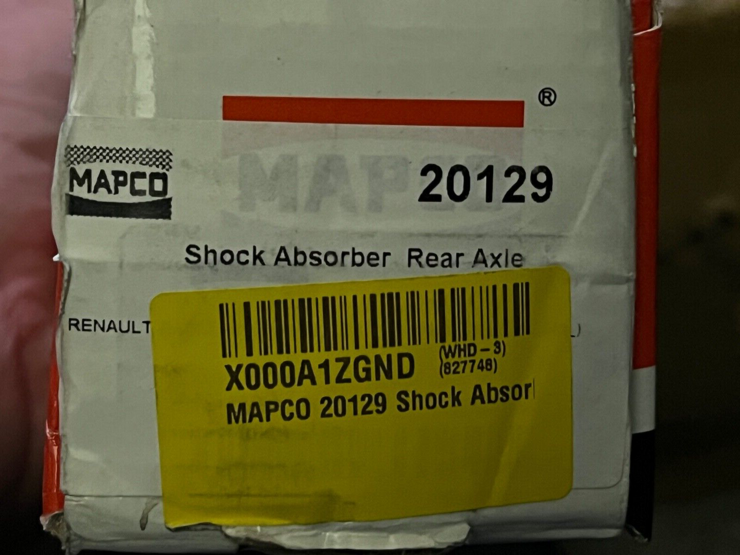 20129 Mapco Rear Shock Absorber Fits Renault Extra & Super 5 & Rapid Van