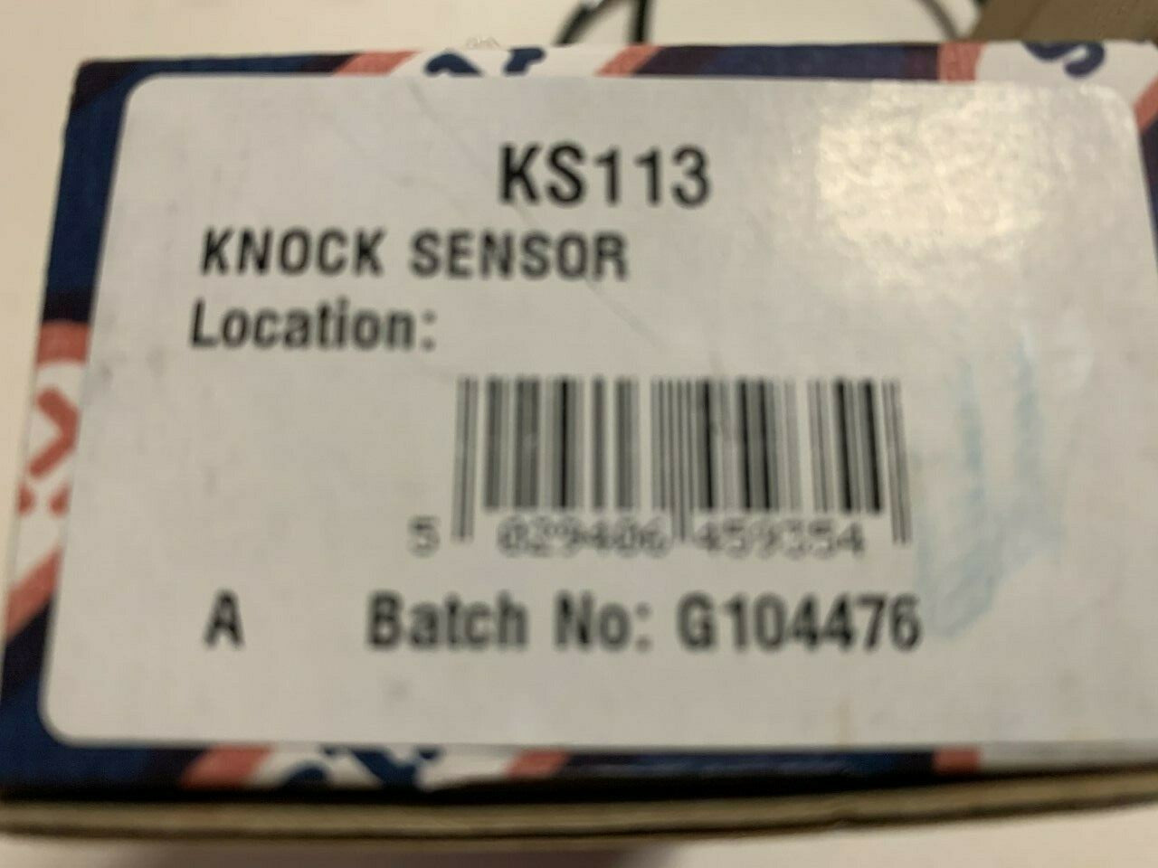 Fuel Parts KS113 Knock Sensor fits Vauxhall Opel