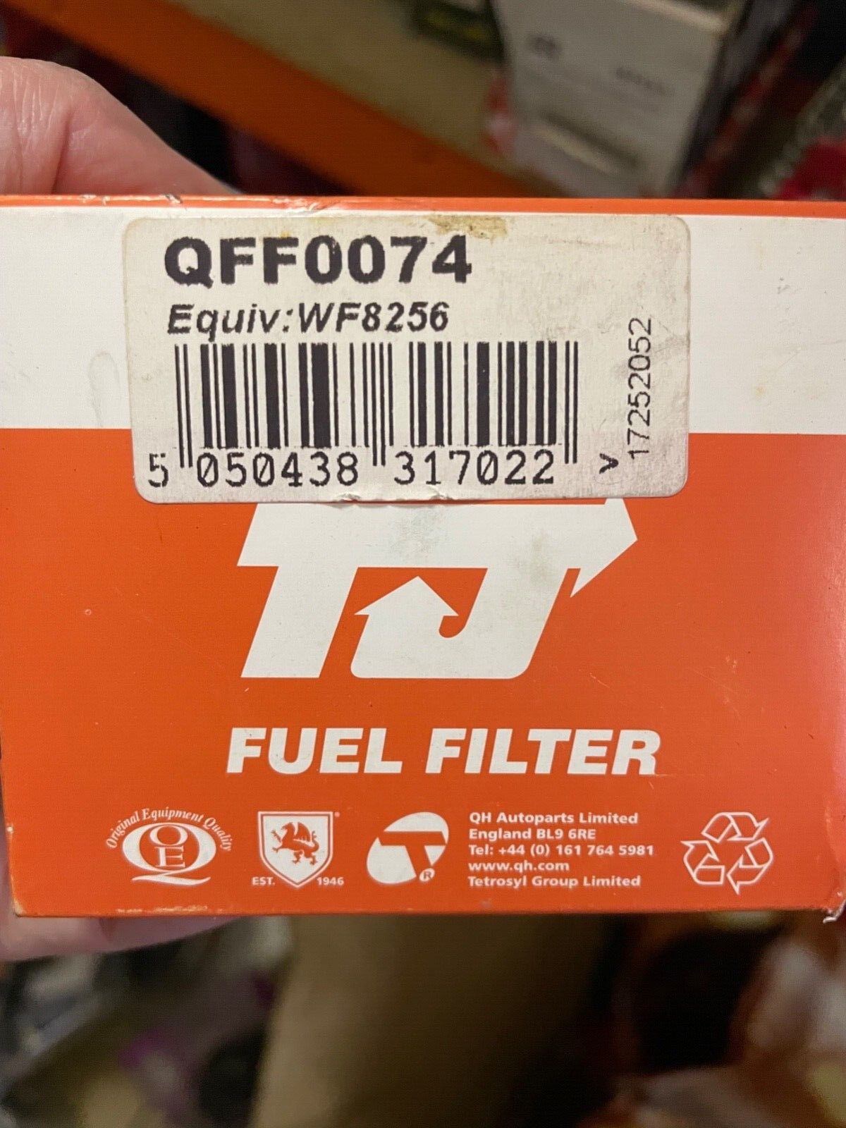 TJ Filters QFF0074 Fuel Filter fits Citroen Fiat Peugeot