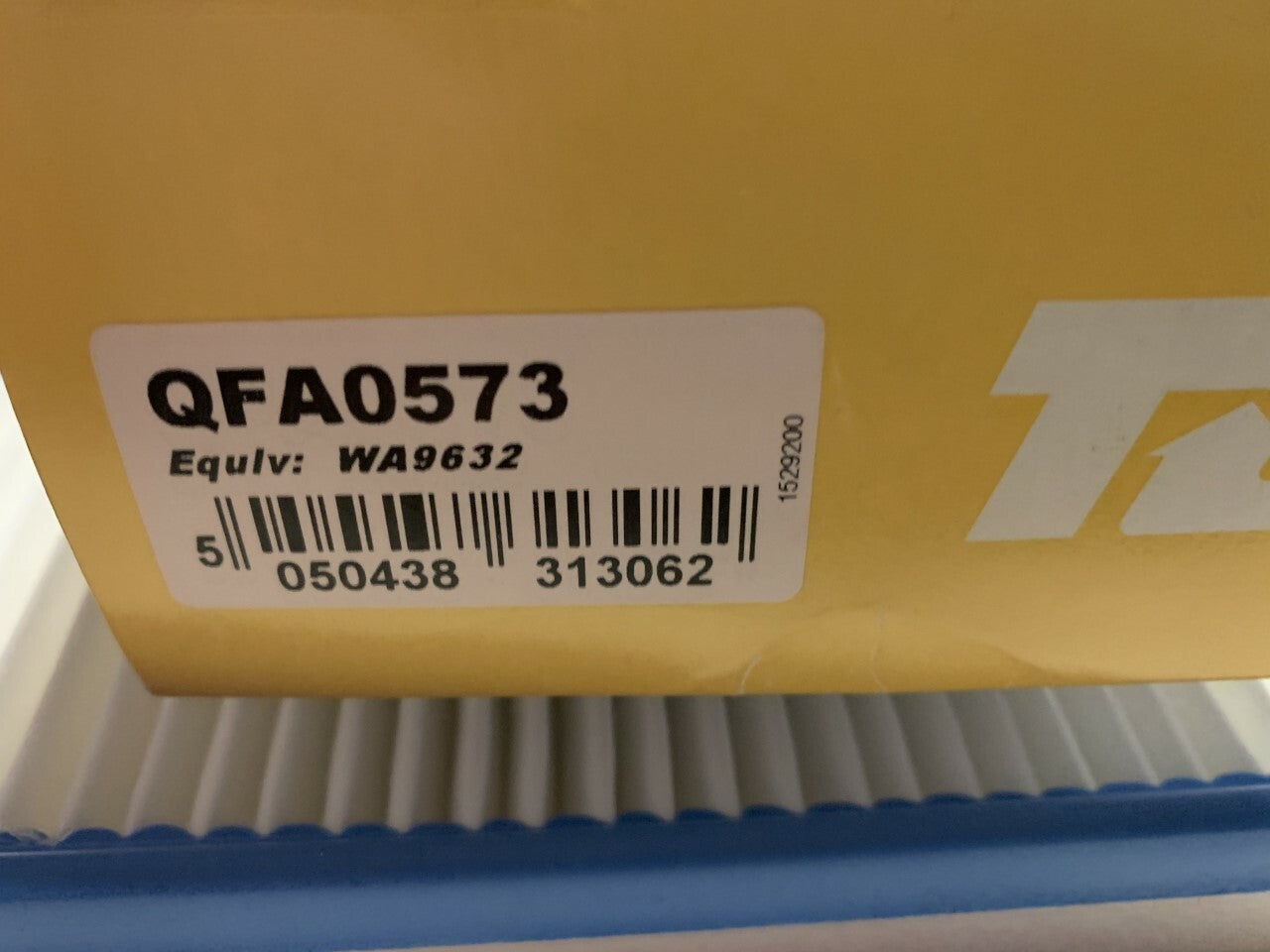 TJ Filters QFA0573 Air Filter fits Smart