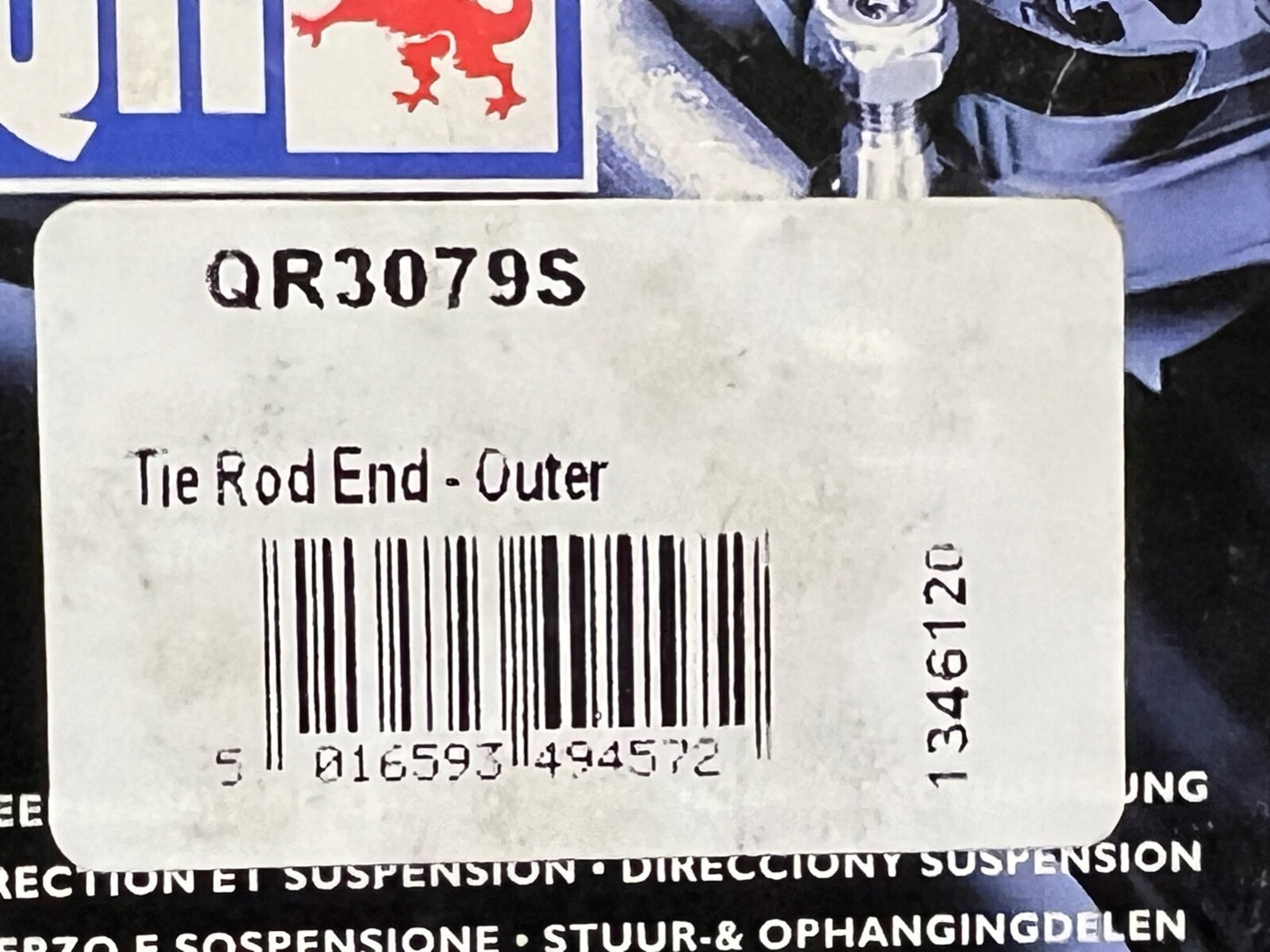 QH QR3079S Off Side Track Rod Tie Rod End fits Renault Clio