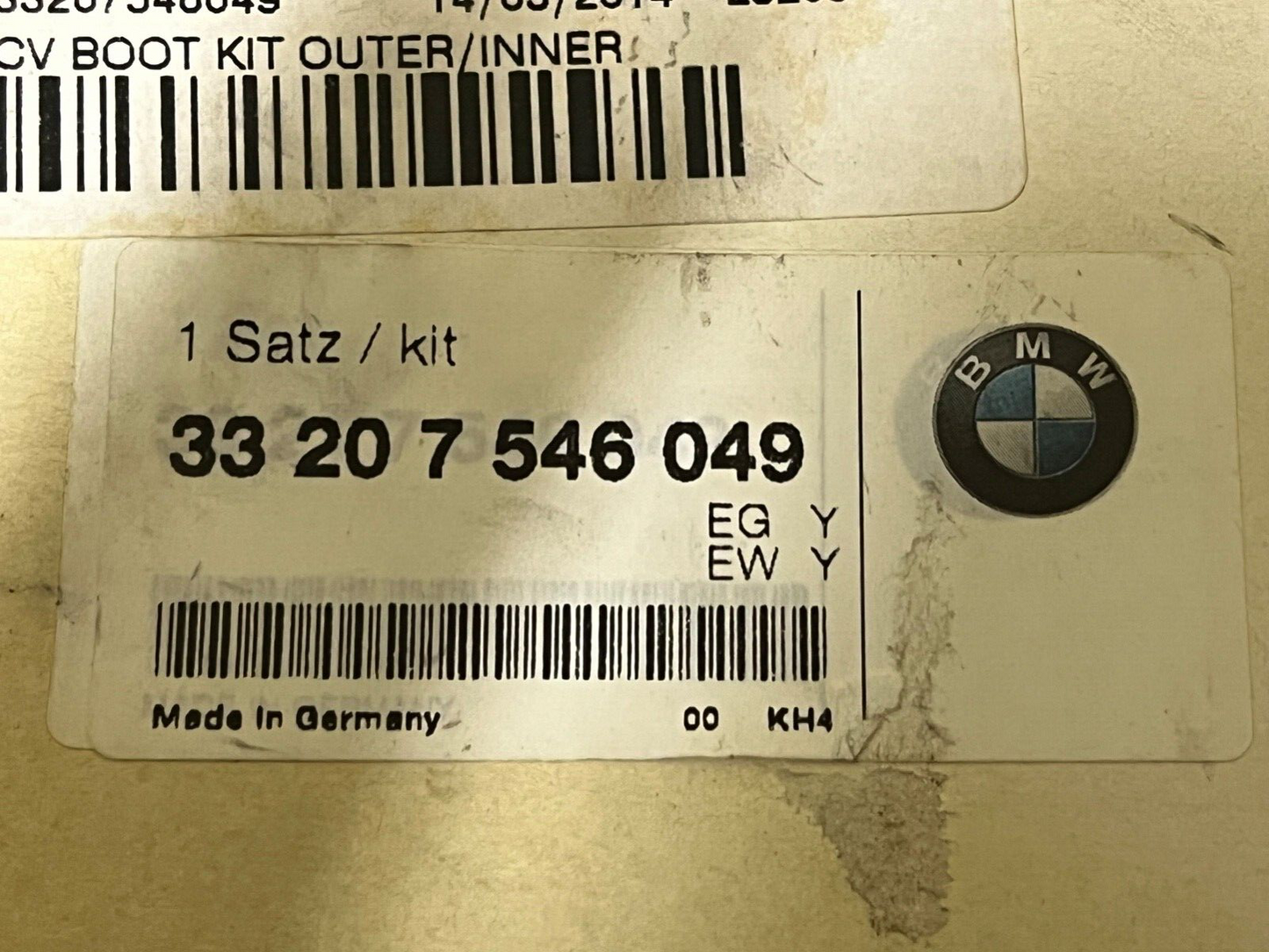 Genuine BMW Rear CV Boot Kit