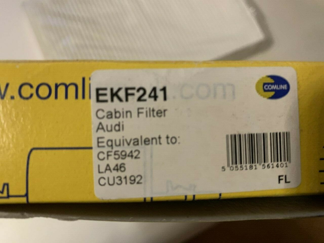 Audi 100 Audi A6 Comline EKF241 Cabin Filter