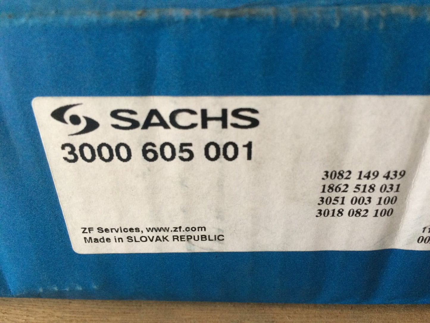 Clutch Seat Ibiza Cordoba Ibiza Toledo VW Golf Vento 3000605001 Sachs