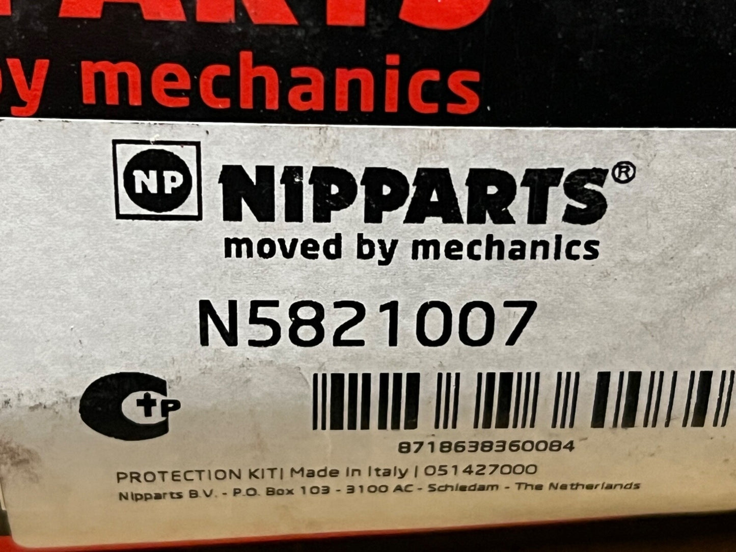 Nipparts N5821007 Type 1 Rear Shock Absorber Dust Covers fits Nissan Note Micra