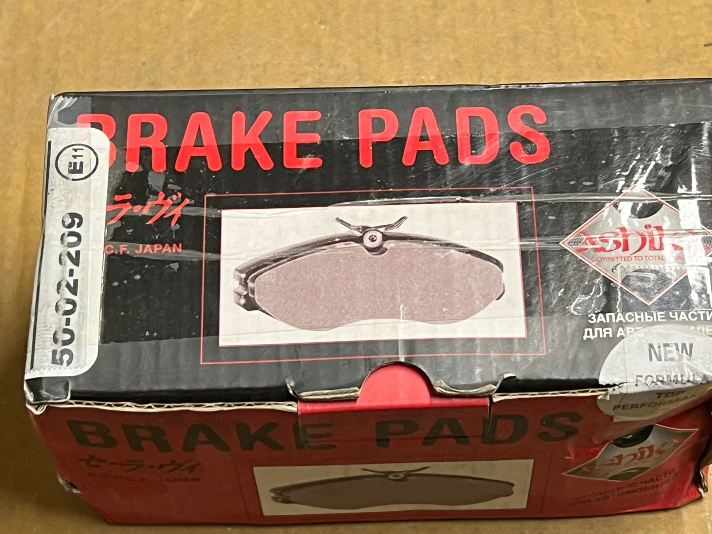 Ashika 50-02-209 Front Brake Pad Set fits Lexus RX