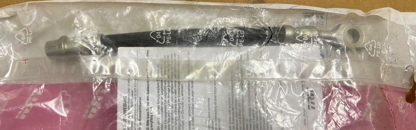 TRW PHD471 Rear Outer Brake Hose fits Vauxhall Astra 1999-2000 Frontera 1991-98