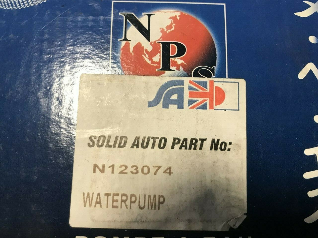 NPS / Solid Auto N123074 Water Pump fits Nissan