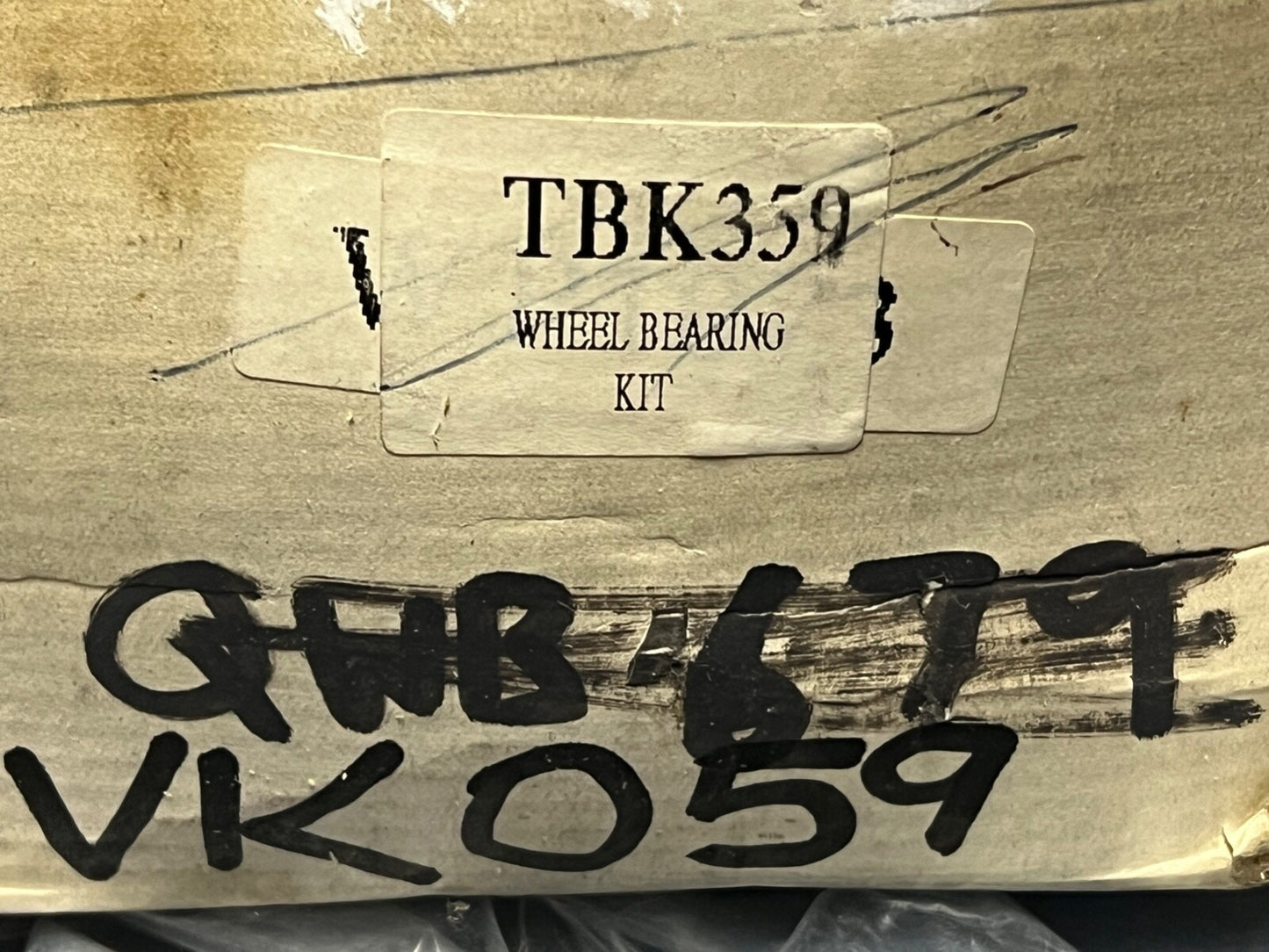 Trupart TBK359 Rear Wheel Bearing Kit fits Citroen Peugeot