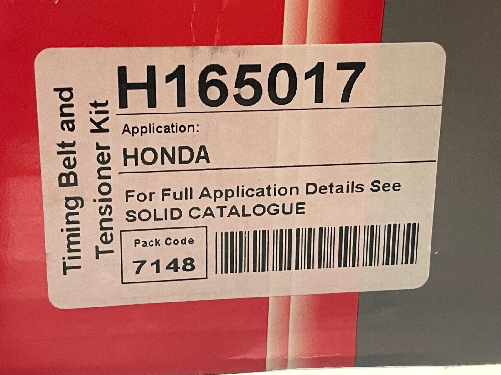 Solid Auto H165017 Timing Belt Kit fits Honda Vauxhall Opel