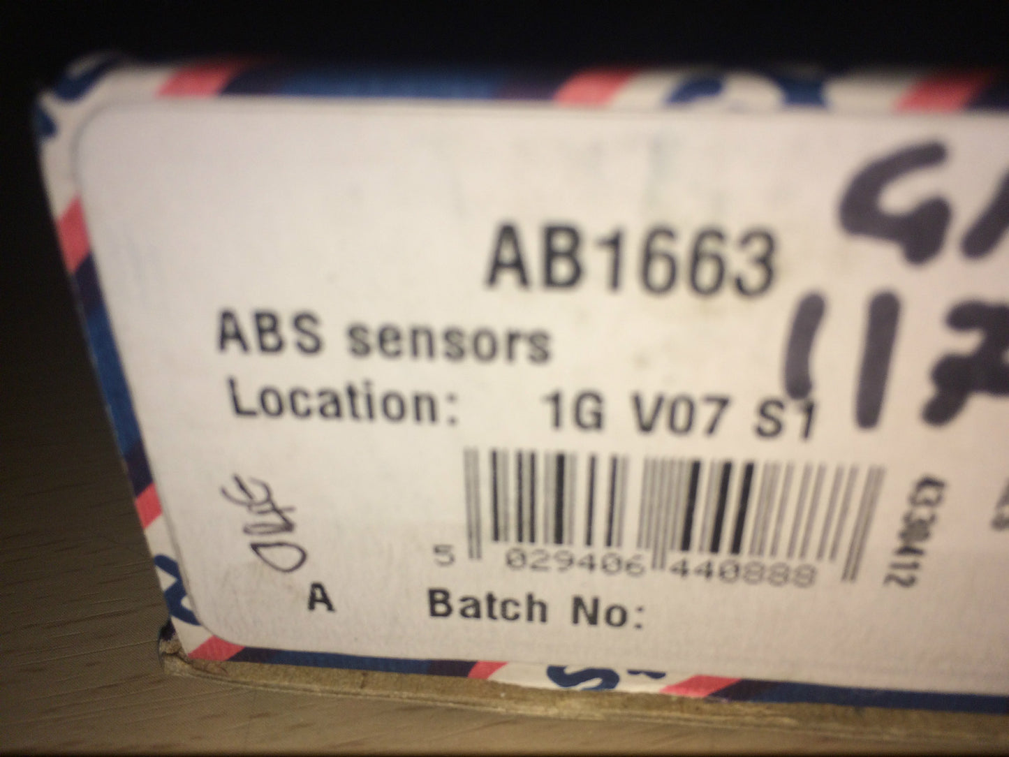 ABS Sensor (Rear) Citroen Dispatch Peugeot Partner 00-16 AB1663 Fuel Parts NEW