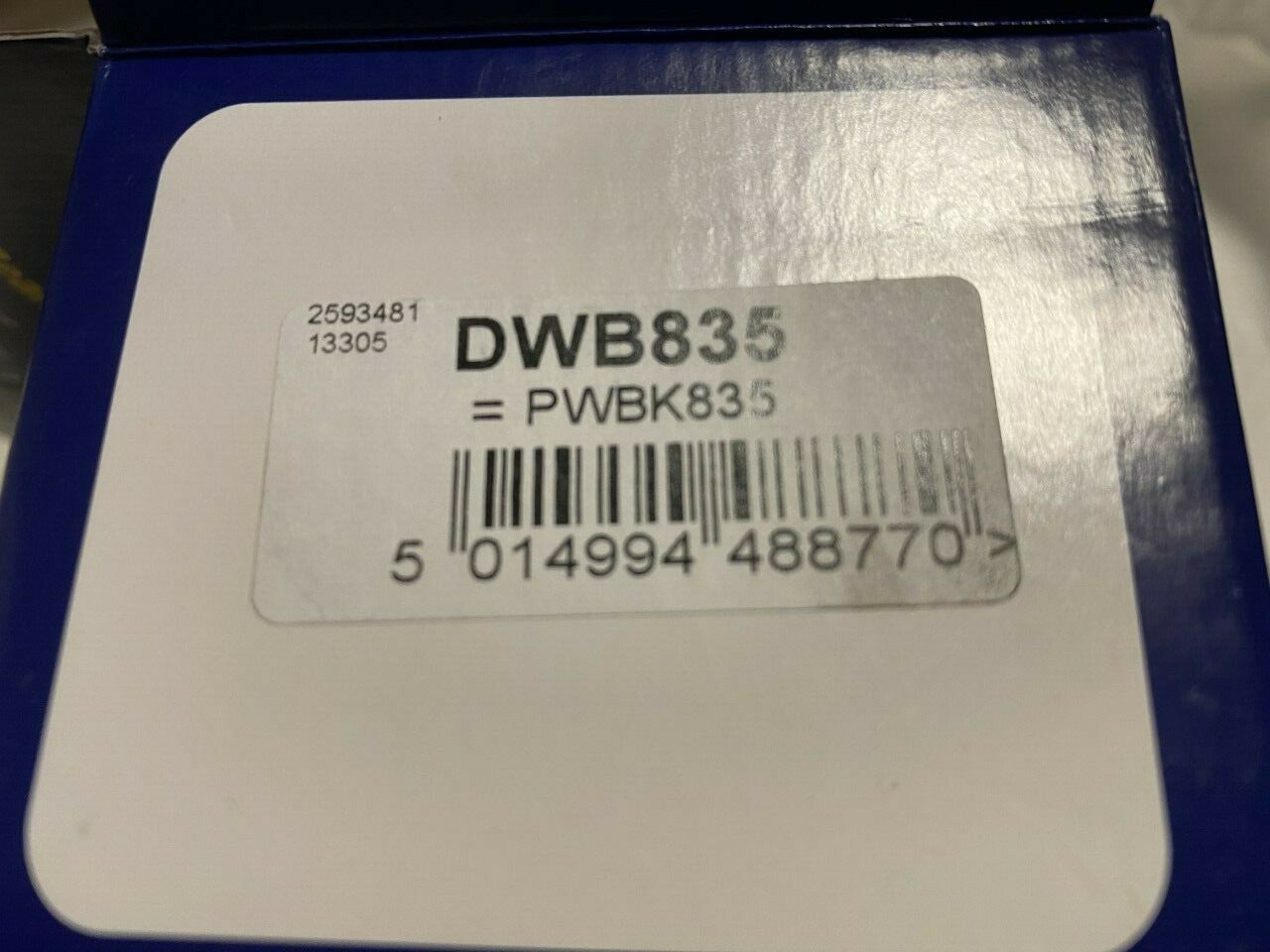 DWB835 QWB835 Wheel Bearing fits Fiat Citroen Peugeot