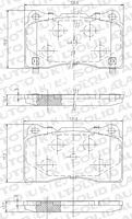 Rear Brake Pads fits Dodge Viper Audi R8 Quattro Nissan GT-R N104100SAF N104100