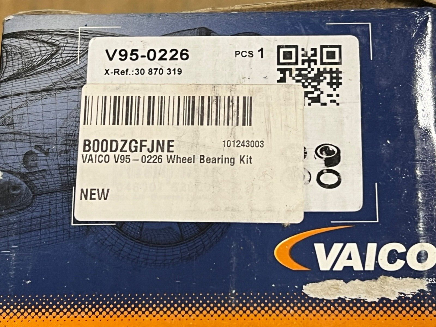 Vaico V95-0226 Front Wheel Bearing Kit fits Mitsubishi Volvo