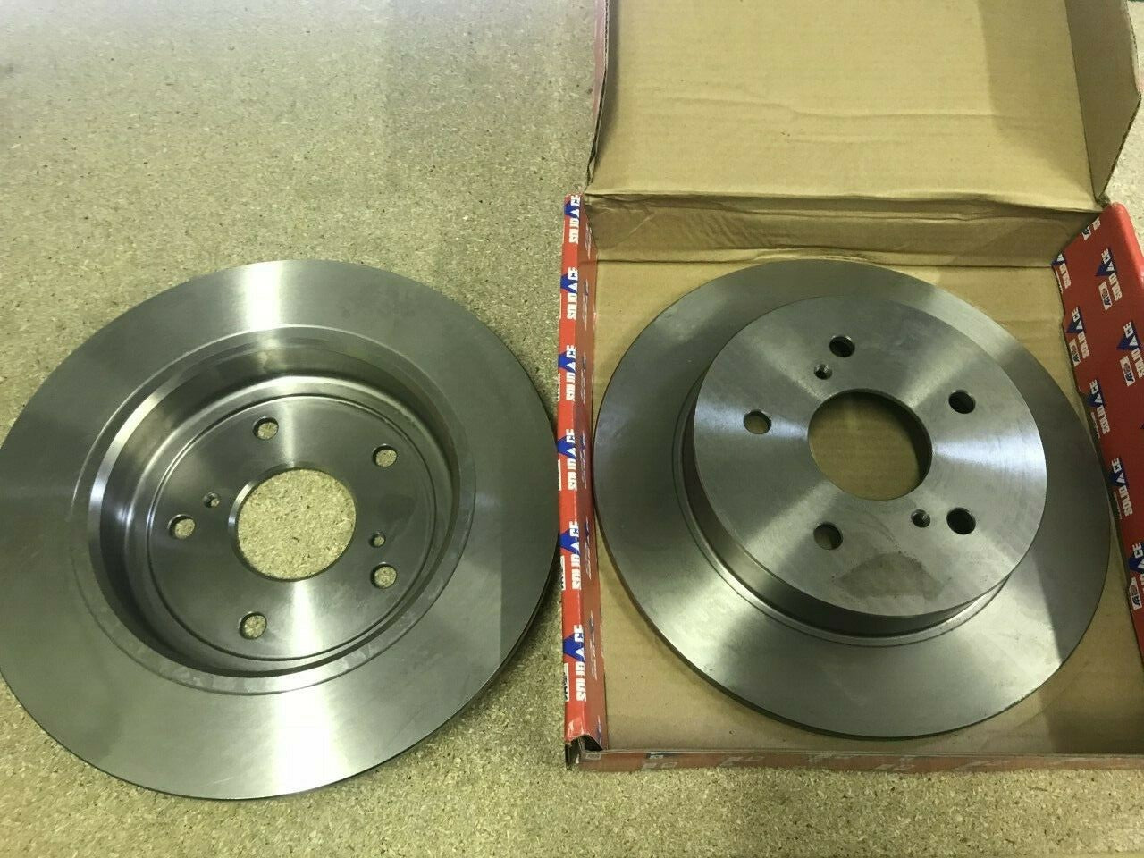 Rear Solid Brake Discs Pair Suzuki SX4 2006-2015 1.5 1.6 Solid Auto S206028
