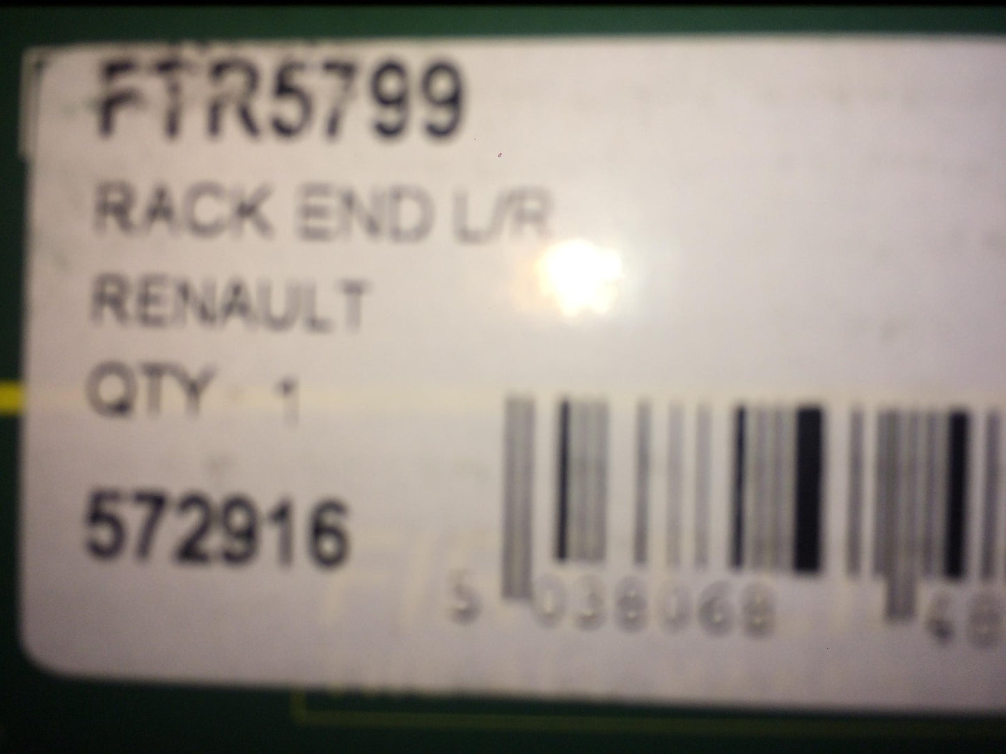 Inner Rack End/Tie Rod End Renault Clio 12-15 First Line FTR5799 OE Quality