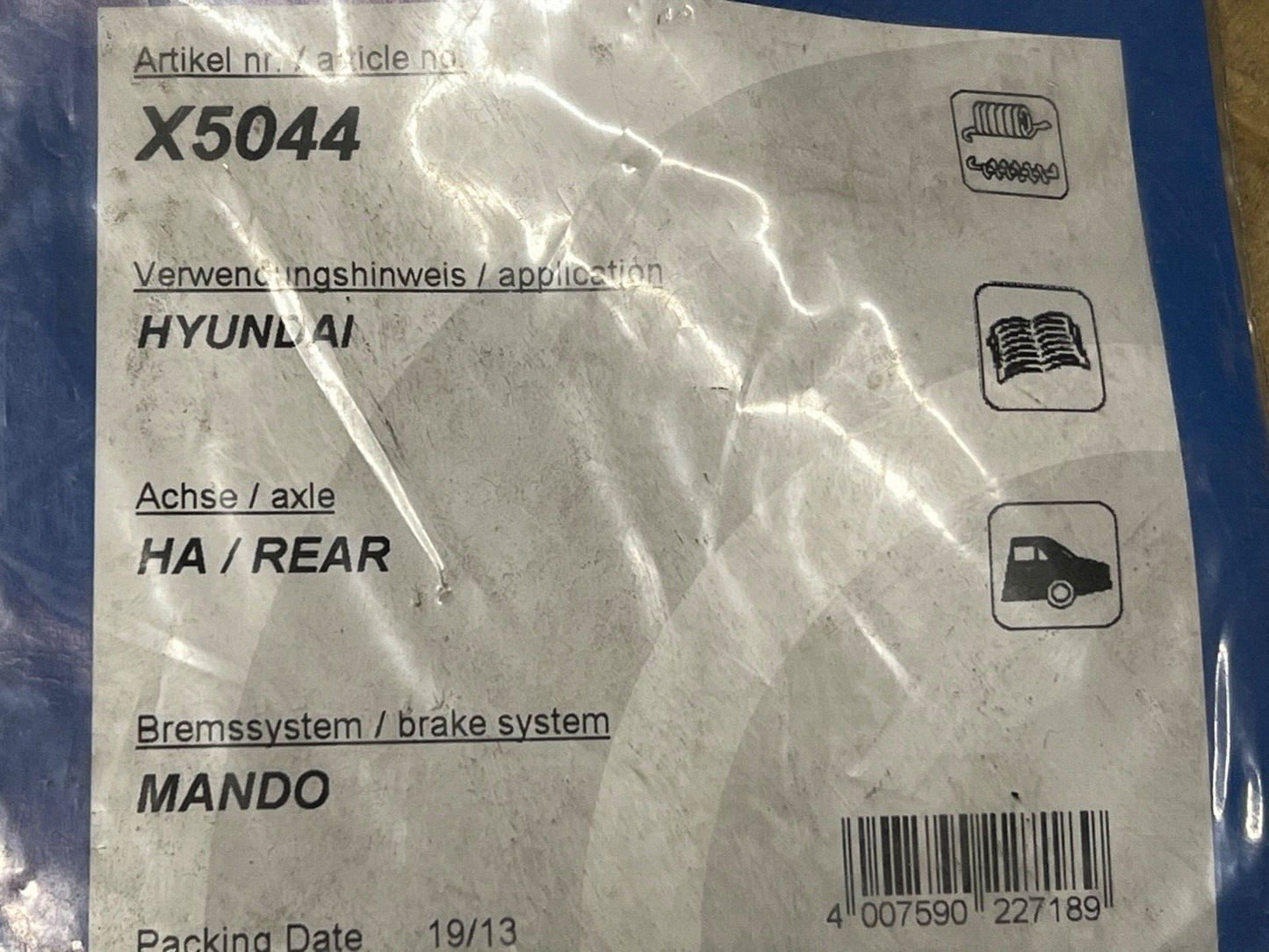 PAGID X5044 PAIR BRAKE SHOE ADJUSTER KIT FITS HYUNDAI GETZ 02-09 7" DRUM NON ABS