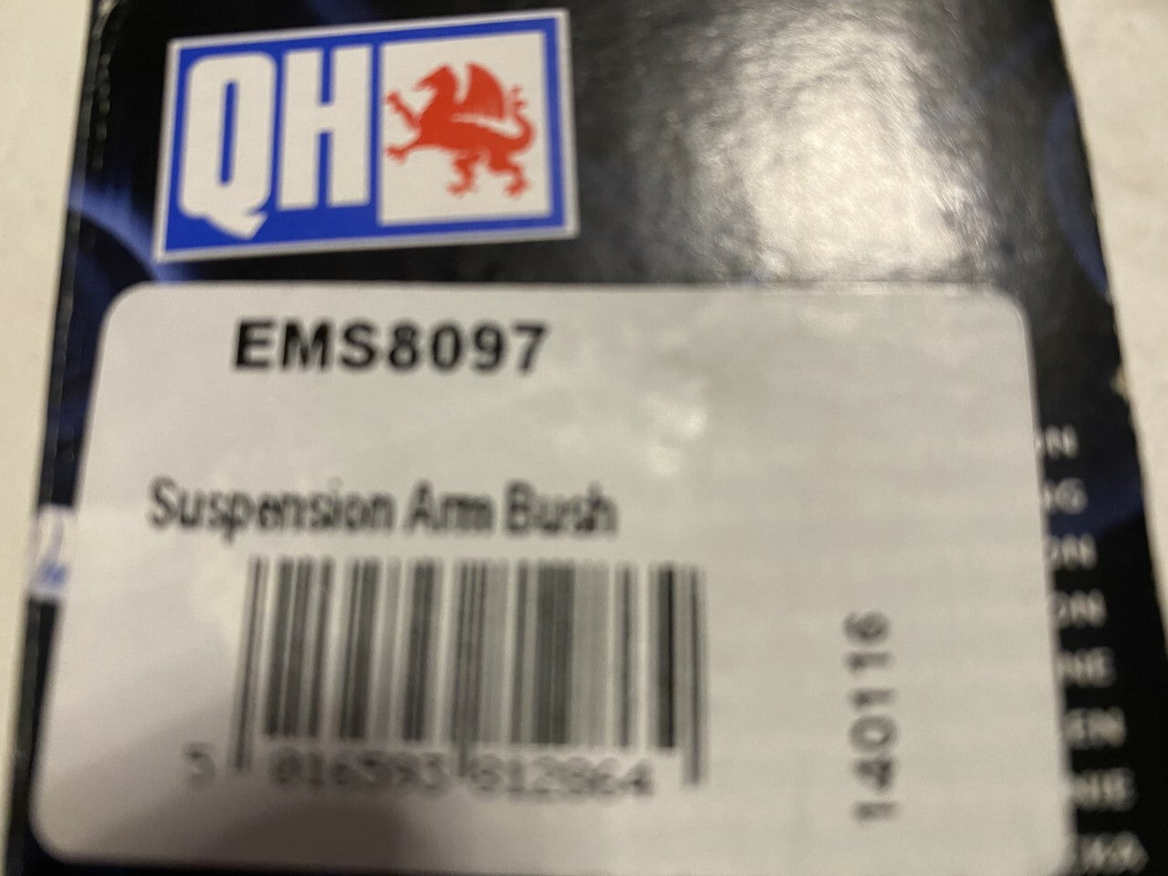 QH EMS8097 Suspension Control/Wishbone/Arm Bushing/Mount fits VW Volkswagon