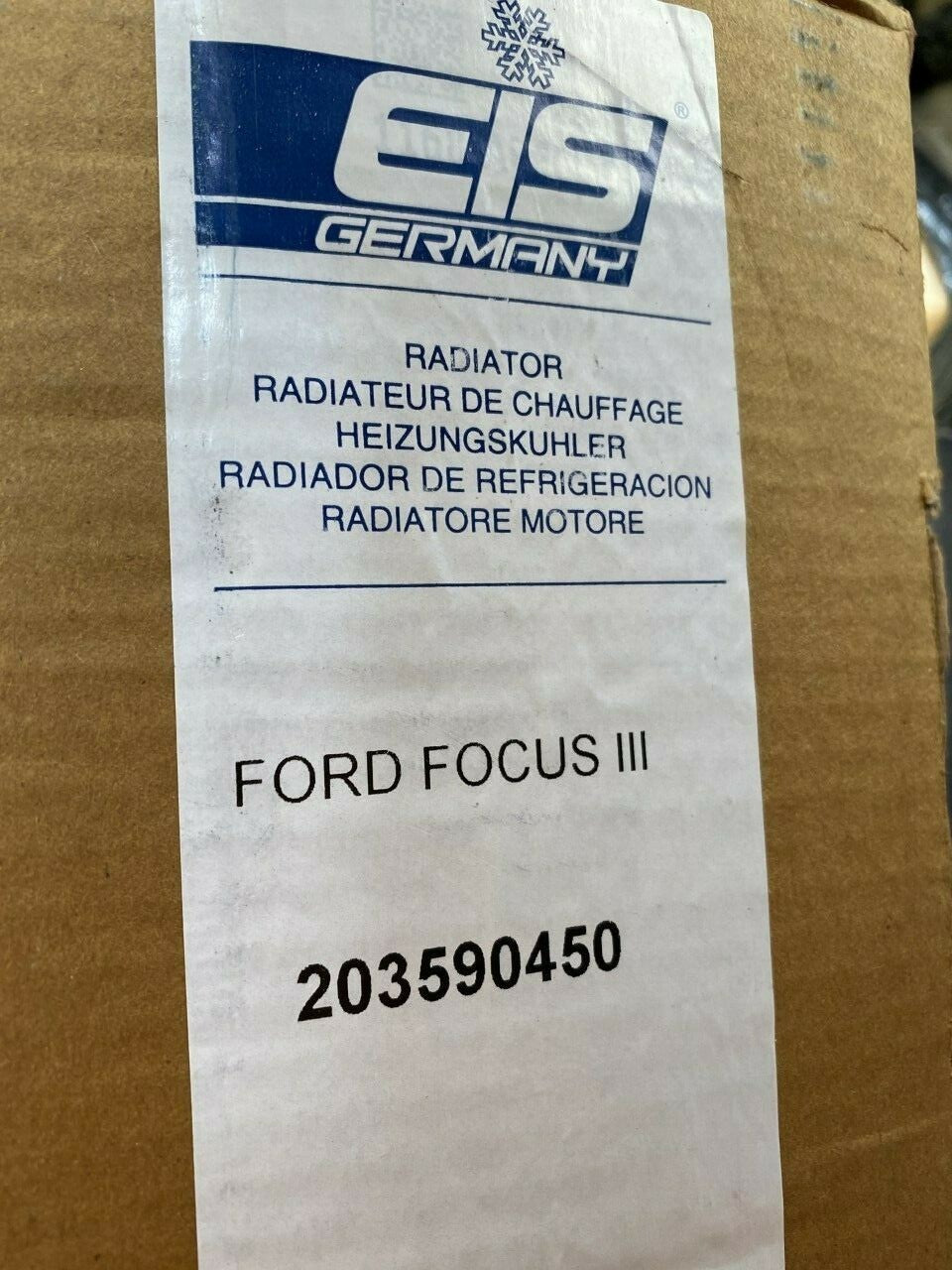 EIS 203590450 Radiator fits Ford Focus