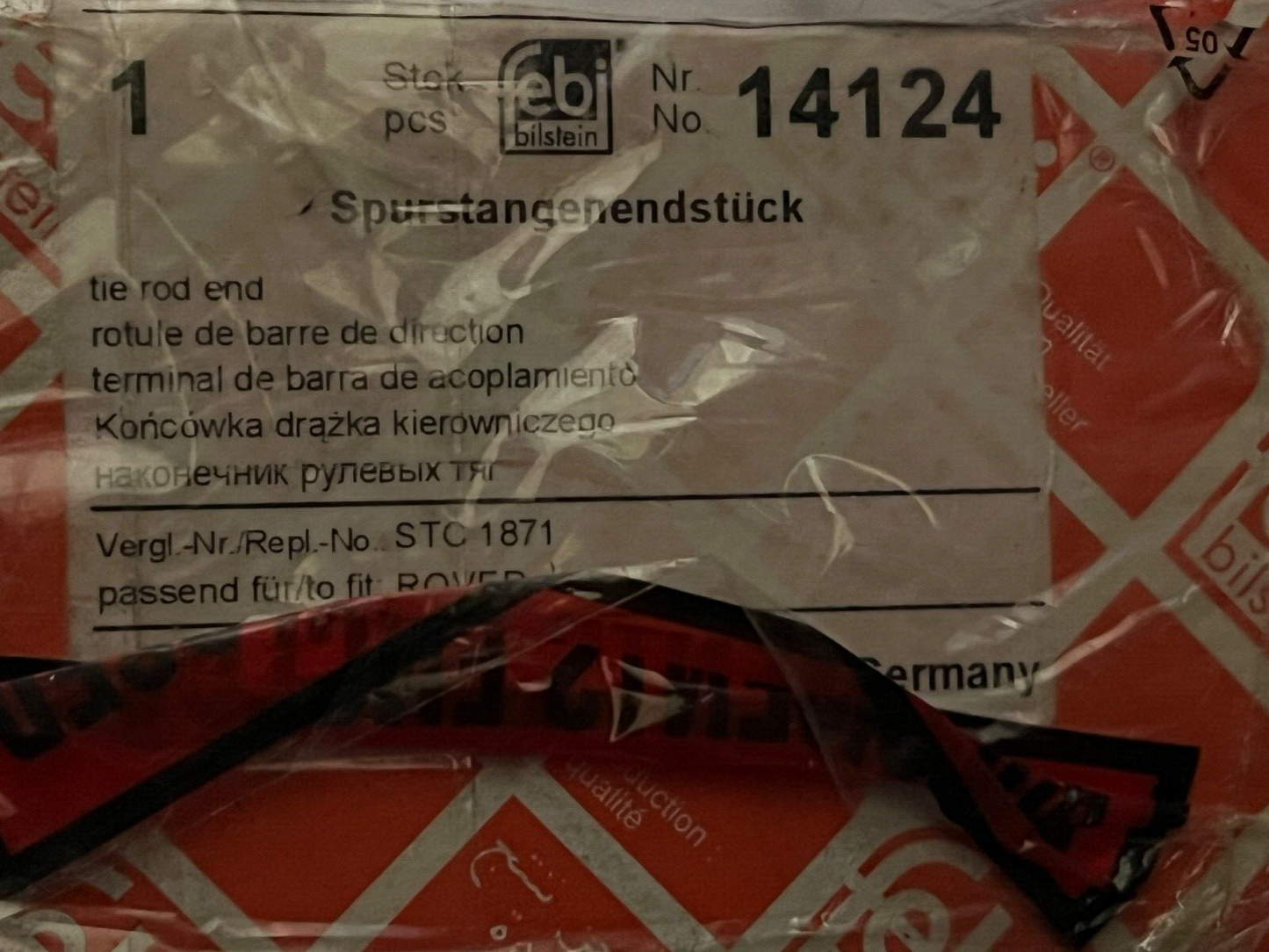 Febi Front Tie Rod End Fits Land Rover Range 1981-2002