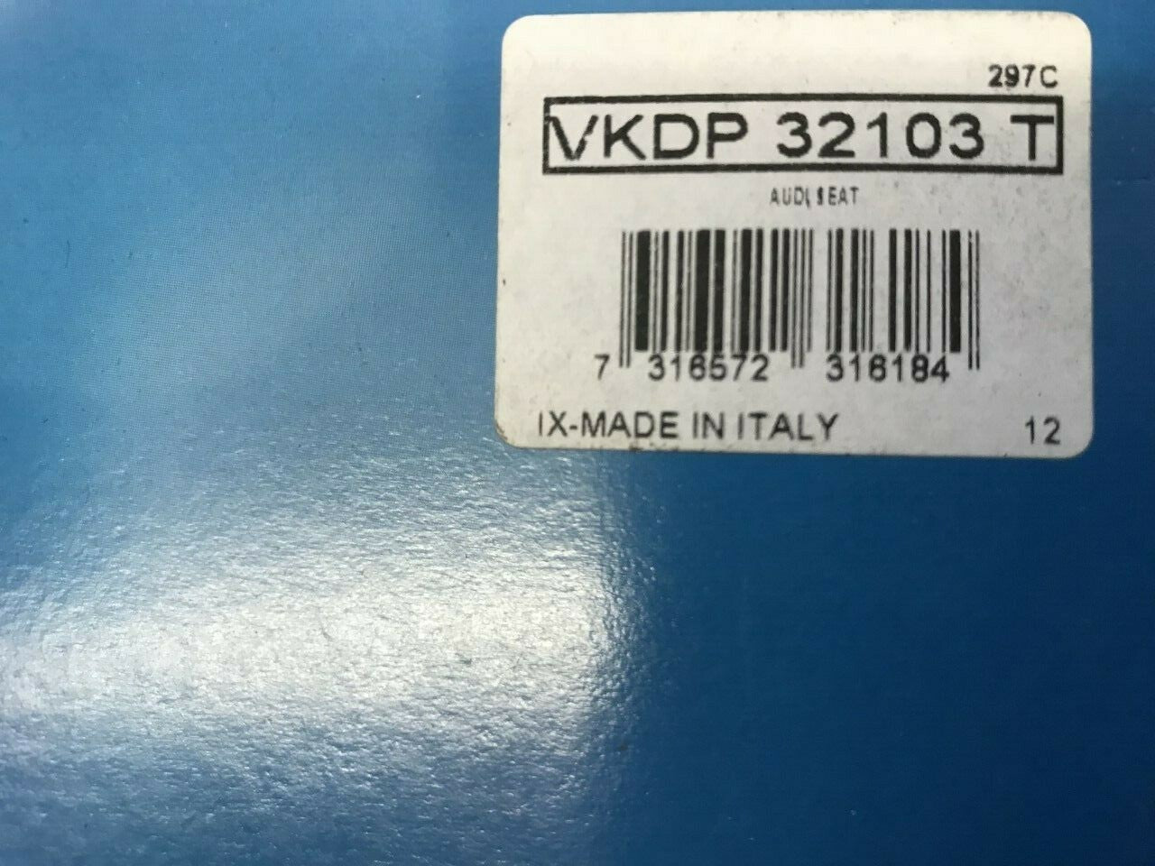 SKF VKDP32103T Shock Absorber Dust Cover Accessory Kit for Audi Seat