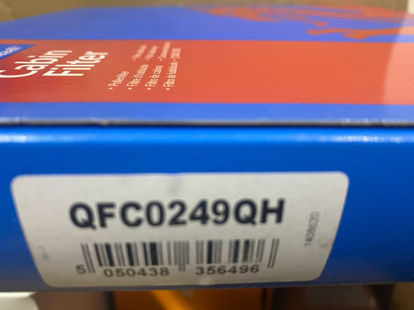 TJ / QH Filters QFC0249 Cabin Pollen Filter fits Citroen