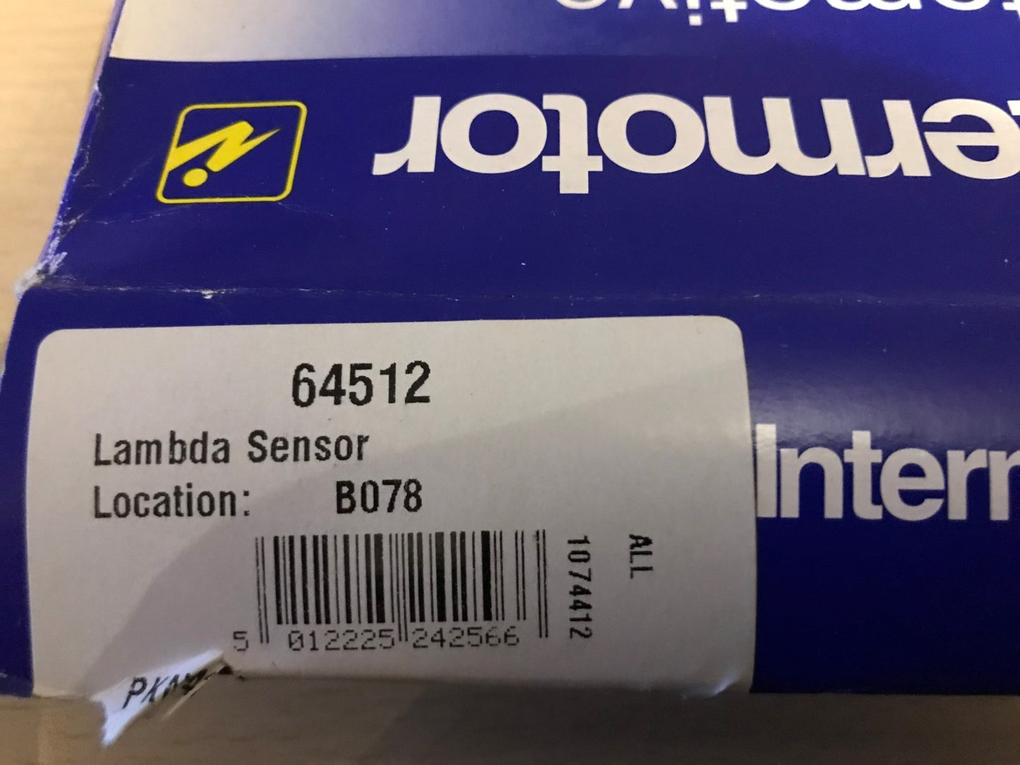 Lambda Oxygen o2 Sensor BMW Z3 1998-2003 1.9i M3.2 Intermotor 64512