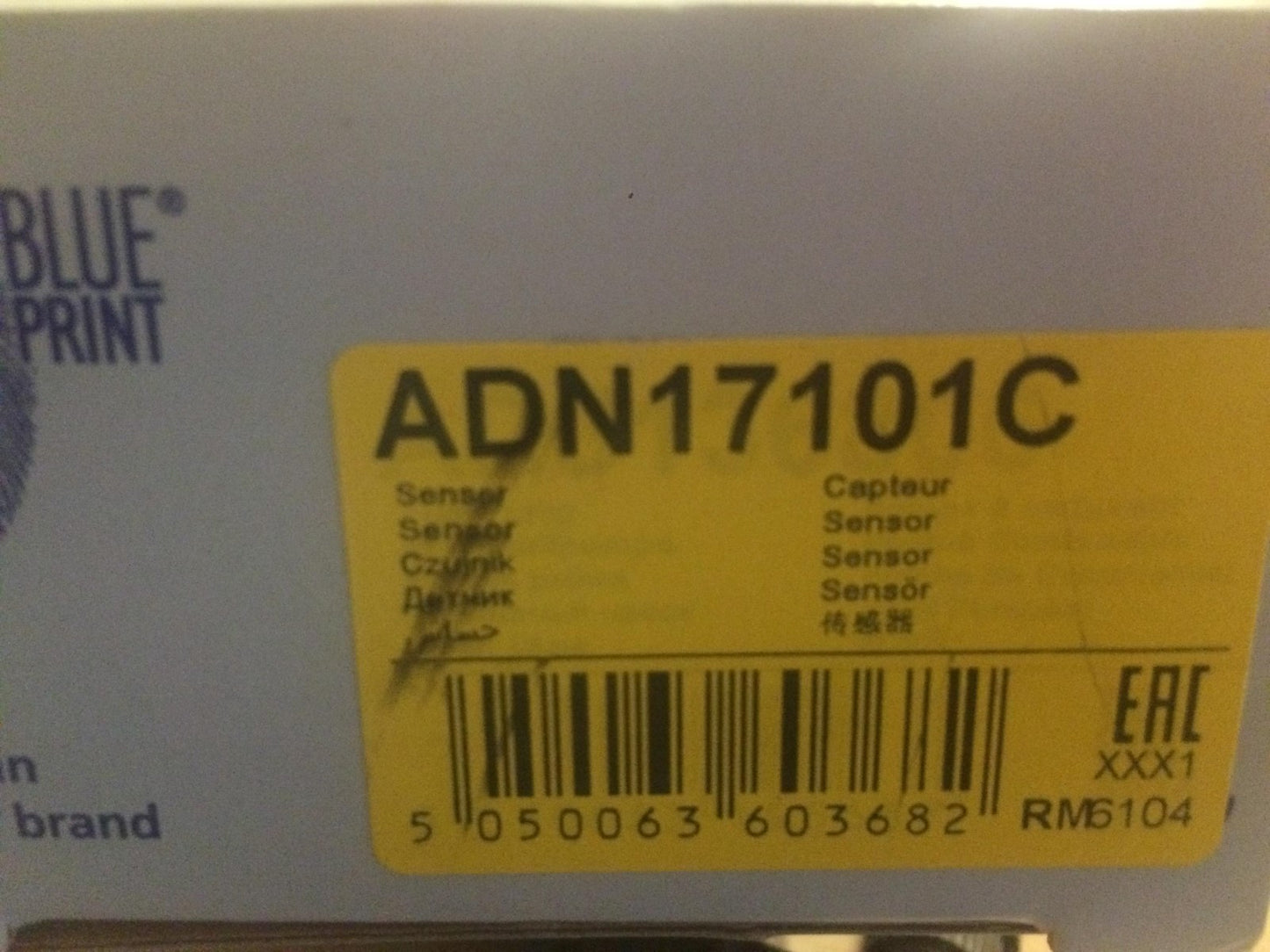 ABS Sensor fits Nissan Primera 96-01 Front Left Near Side ADN17101C Blue Print