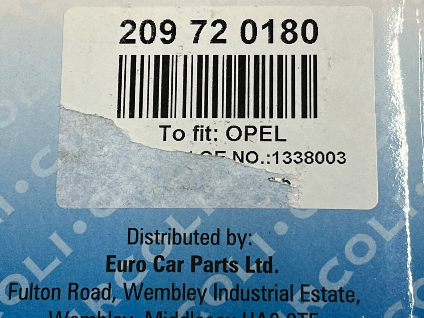 1338003 Thermostat fits Vauxhall