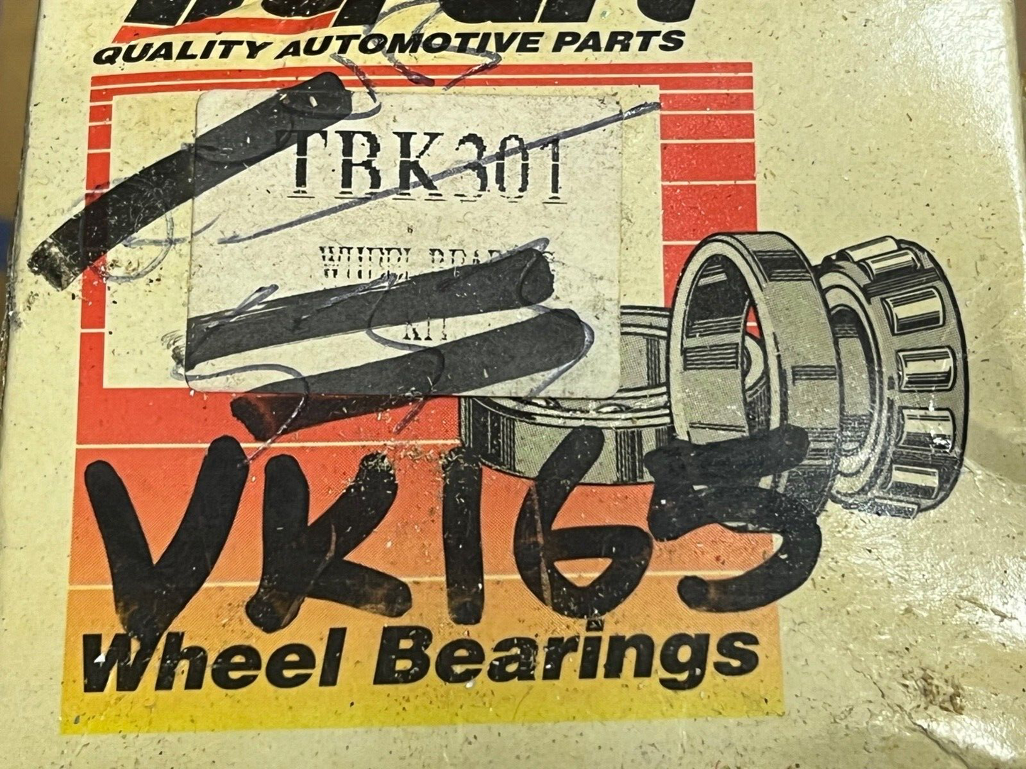 Trupart TBK301 Wheel Bearing Rear Right Fit FORD ESCORT 2.0 91- 95 Petrol Napa