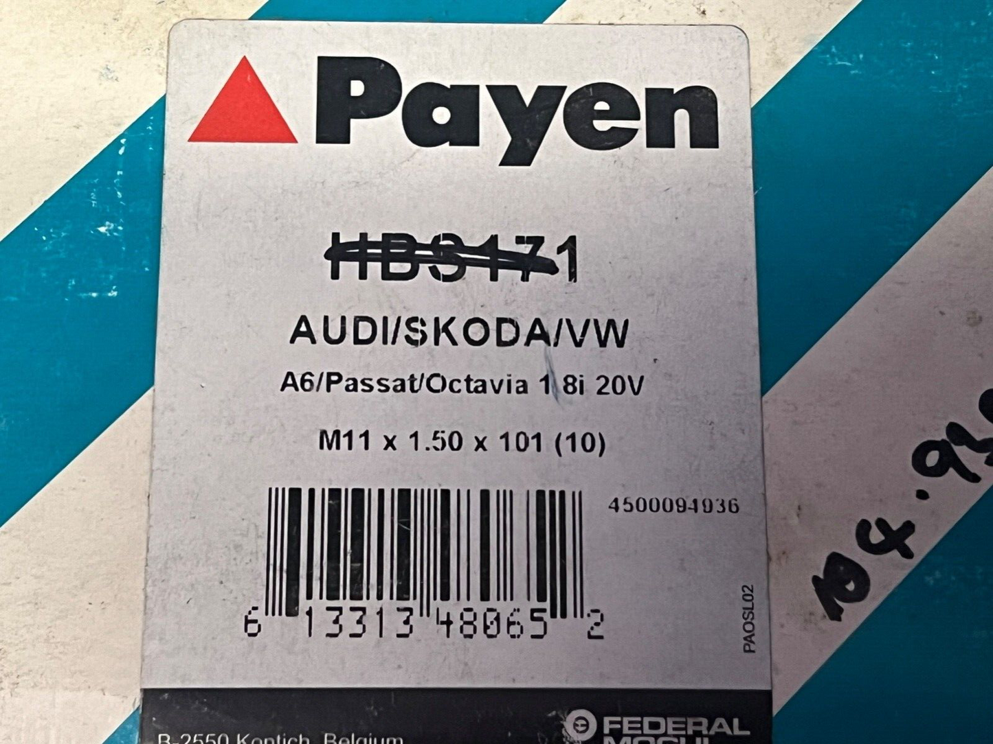 Payen  HBS171 Cylinder Head Bolts fits Audi Skoda Volkswagen VW