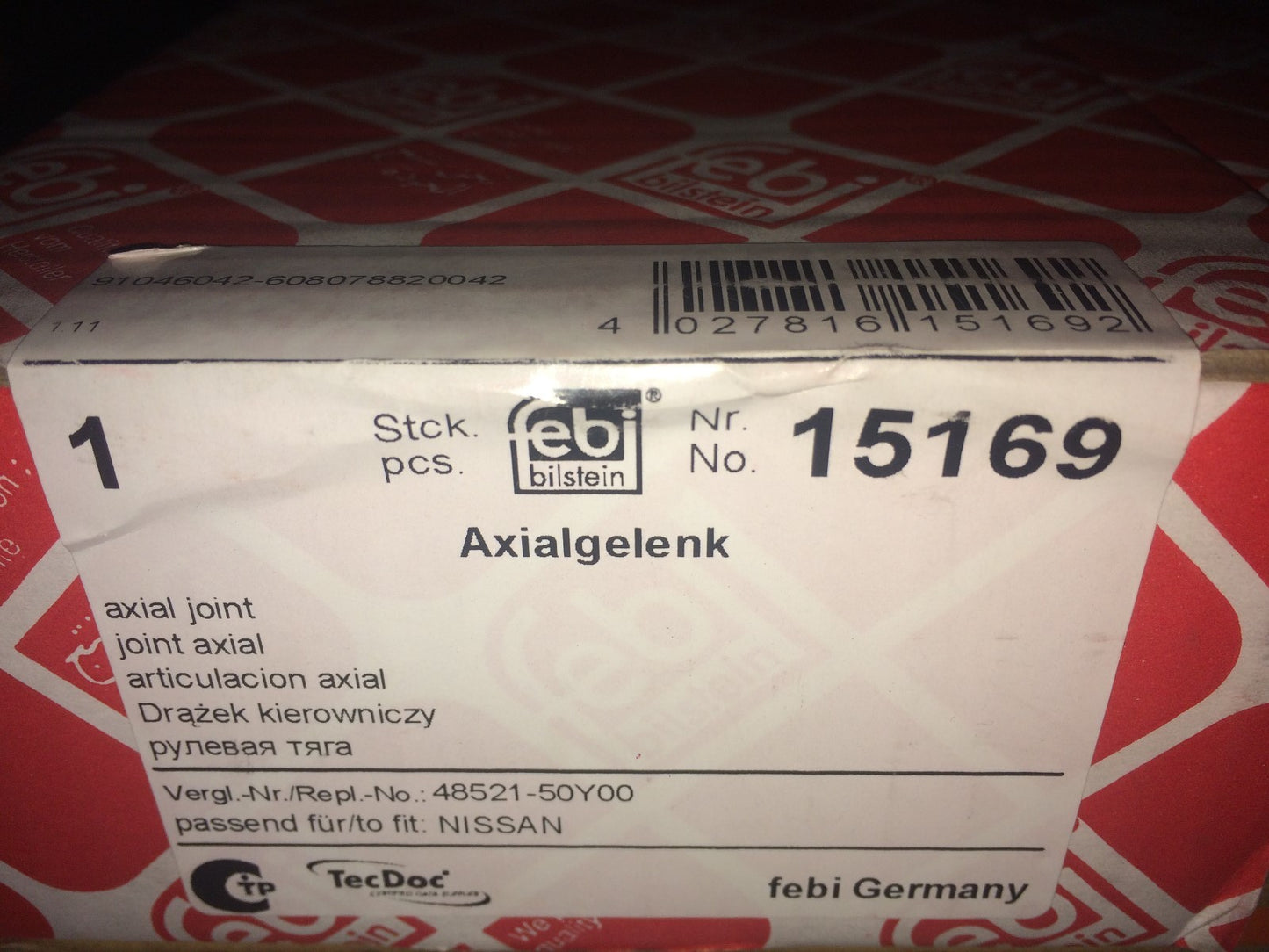 Inner Rack End Tie Bar End Nissan Primera Nissan Sunny Febi 15169 New