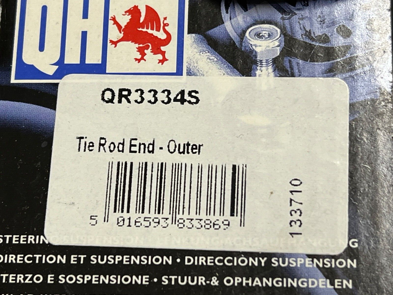 QH QR3334S Track Tie Rod End fits Audi A4 A6 Seat Exeo Skoda Superb