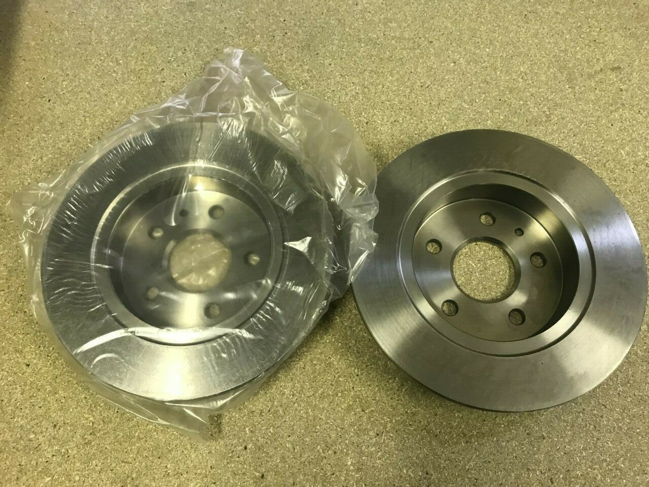 Rear Solid Brake Discs Pair Vauxhall Astra K 2015-2017 National NBD1917