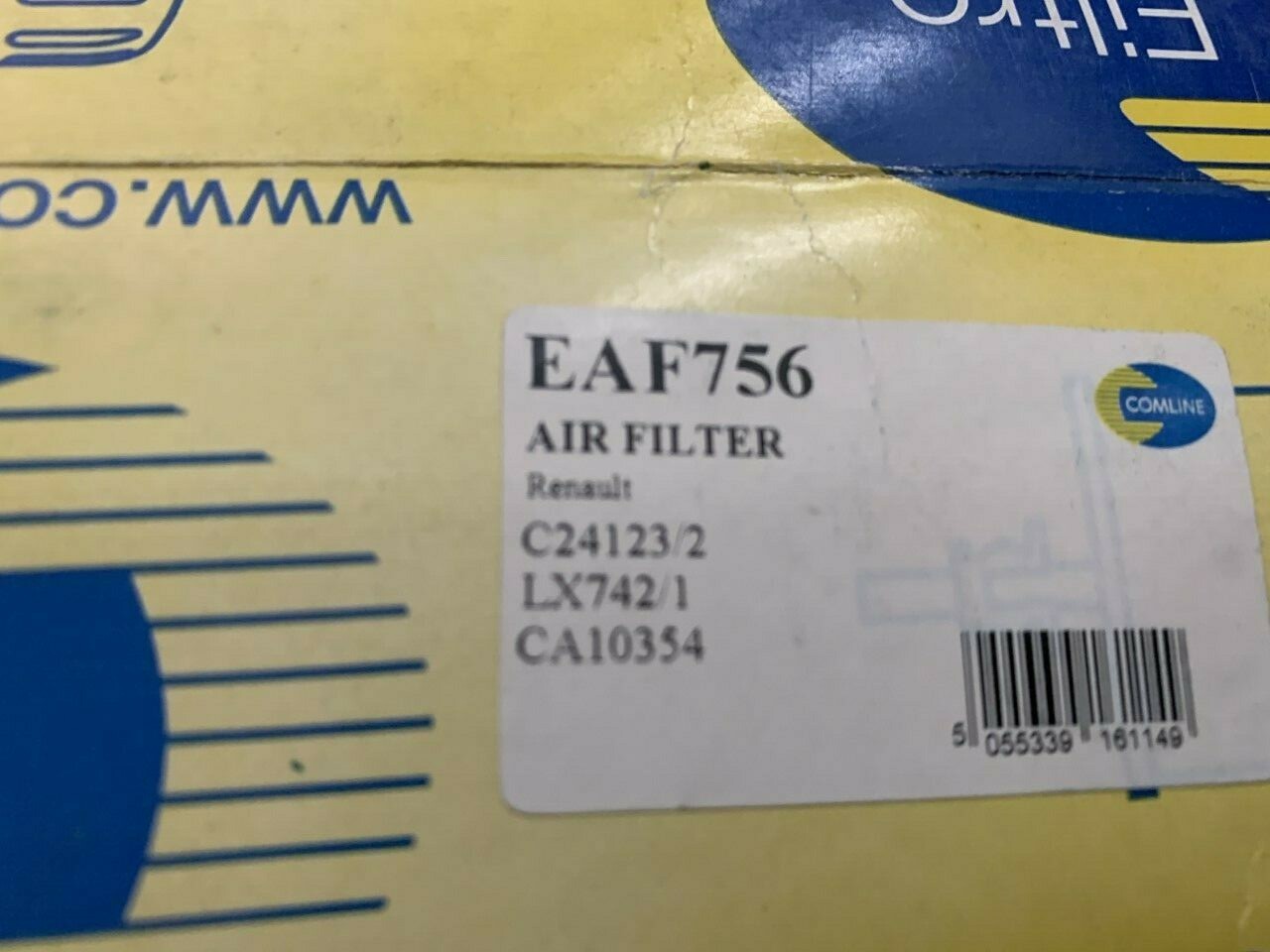 Renault Clio Renault Espace Renault Vel Satis Comline EAF756 Air Filter