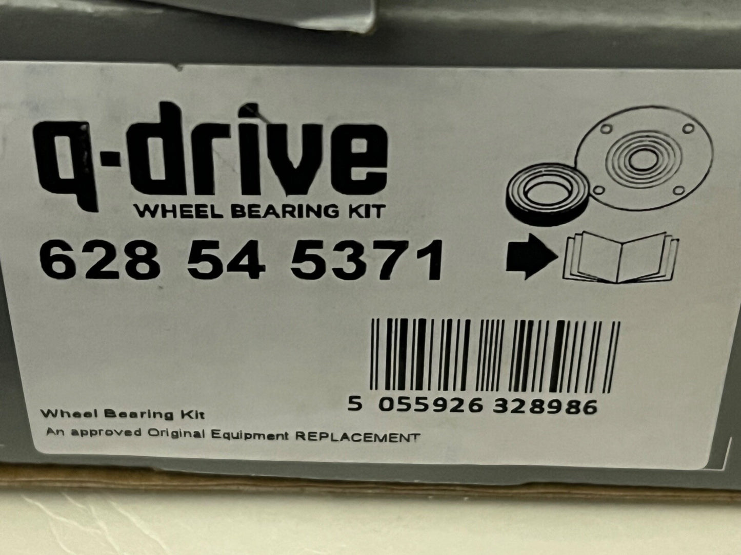 Q Drive 628545371 Wheel Bearing fits Citroen Saxo Xsara Peugeot 106 206 306